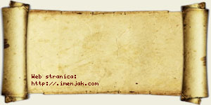 Jakov Penezić vizit kartica